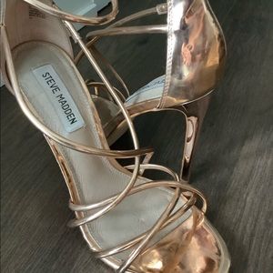 Steve Madden Rose Gold Stilettos